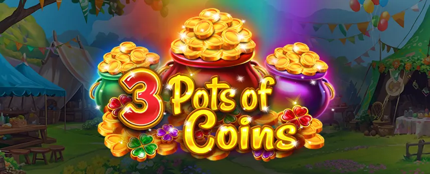 Track down the elusive leprechaun in 3 Pots of Coins. Play at Joe Fortune and explore the enchanted forest where the 2,500x Grand Jackpot awaits!