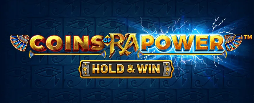 Feel the might of the Sun God Ra surge through you! Play Coins of Ra Power today for innovative Hold & Win Bonus features at Joe Fortune.